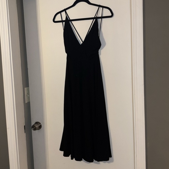 Reformation Black Strappy Dress - Picture 2 of 11